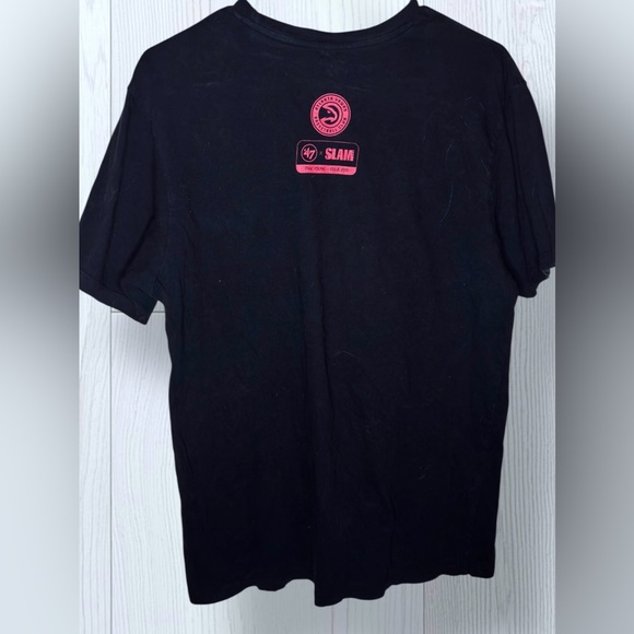 '47 BRAND x SLAM MAGAZINE Mens Black Trae Young Atlanta Hawks Graphic Tee - Picture 4 of 10